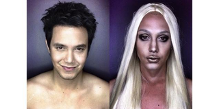 Illustration for article titled One Man's Incredible Make-Up Transformations